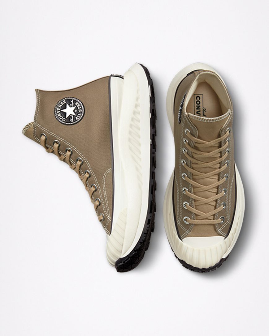 Dámské Boty Vysoké Converse Chuck 70 AT-CX Olivy Zelené Černé | CZ IDQH79